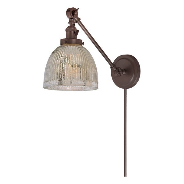 Soho One Light Double Swivel Mercury Madison Wall Sconce, Jvi Designs, Mfr#: 1255-08 S5-MP